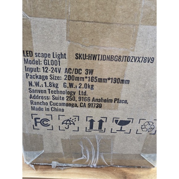 VEVOR LED Hardscape Step Lighting 6.8" Wall Lights 12V-24V Paver Light 8PK NIB - Picture 7 of 8